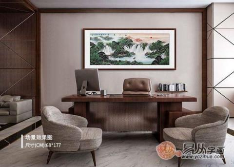 辦公室掛什么畫風(fēng)水好？畫家宋唐山水畫裝飾美景財(cái)運(yùn)旺！