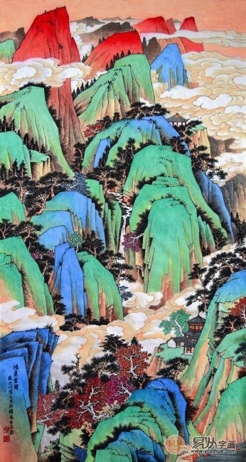 畫(huà)家許吉爾精品國(guó)畫(huà)賞析！領(lǐng)略自然山水美景無(wú)雙！