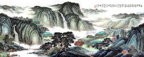 畫(huà)家許吉爾精品國(guó)畫(huà)賞析！領(lǐng)略自然山水美景無(wú)雙！