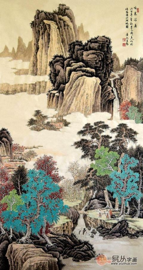 畫(huà)家許吉爾精品國(guó)畫(huà)賞析！領(lǐng)略自然山水美景無(wú)雙！