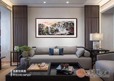 客廳沙發(fā)墻掛什么？這五幅旺財(cái)風(fēng)水畫裝飾最合適了！