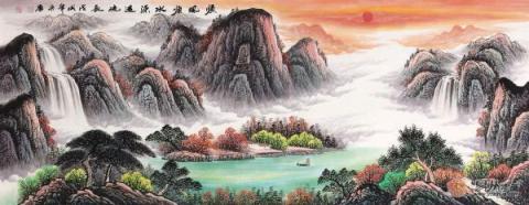 客廳沙發(fā)墻掛什么？這五幅旺財(cái)風(fēng)水畫裝飾最合適了！