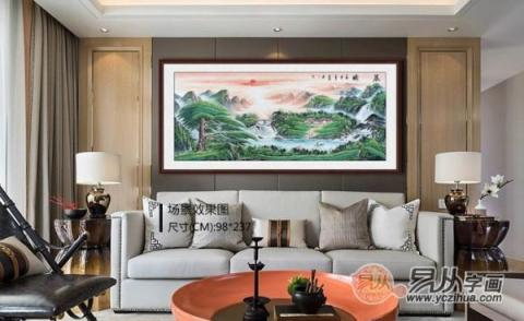 客廳沙發(fā)墻掛什么？這五幅旺財(cái)風(fēng)水畫裝飾最合適了！