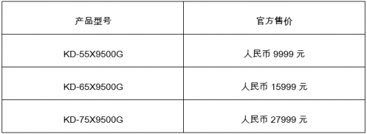 用“芯”打造畫質新旗艦 索尼X9500G液晶電視在華上市