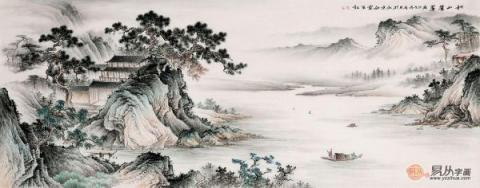 春節(jié)送禮送什么字畫(huà)好？李佩錦精品山水字畫(huà)雅致是首選！