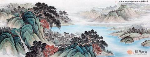 春節(jié)送禮送什么字畫(huà)好？李佩錦精品山水字畫(huà)雅致是首選！