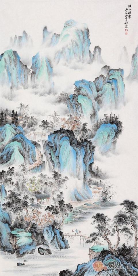 春節(jié)送領(lǐng)導(dǎo)李佩錦國畫山水，讓你在領(lǐng)導(dǎo)心里留下好印象！