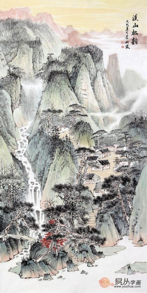 春節(jié)送領(lǐng)導(dǎo)李佩錦國畫山水，讓你在領(lǐng)導(dǎo)心里留下好印象！