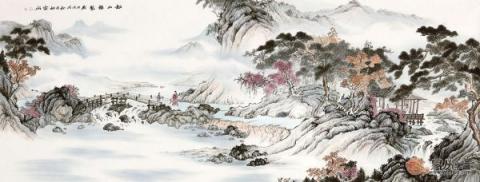 春節(jié)送領(lǐng)導(dǎo)李佩錦國畫山水，讓你在領(lǐng)導(dǎo)心里留下好印象！