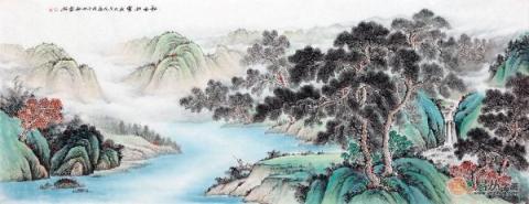 春節(jié)送領(lǐng)導(dǎo)李佩錦國畫山水，讓你在領(lǐng)導(dǎo)心里留下好印象！