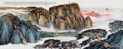 辦公室里裝飾掛畫，這五幅名人山水最受成功人士喜愛！