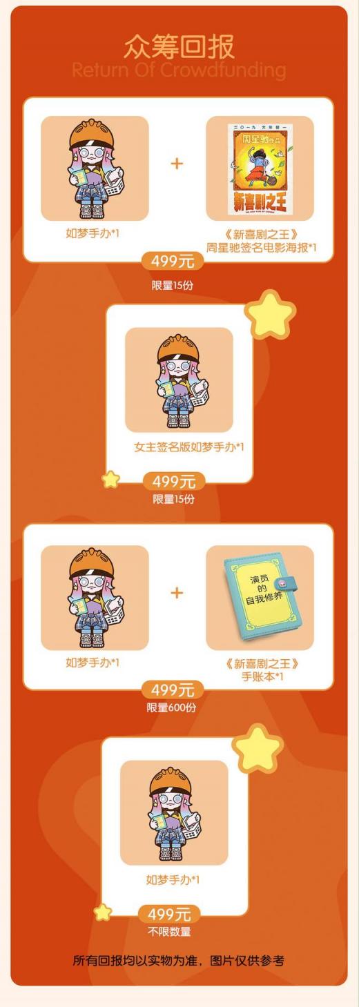 星爺二十年后再續(xù)經(jīng)典，《新喜劇之王》官方正版如夢手辦登錄摩點