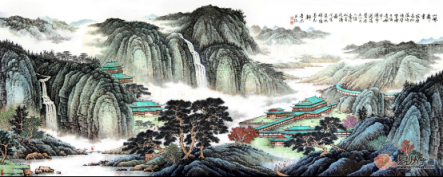 辦公室掛什么風(fēng)水好？旺財運首選名人山水國畫！