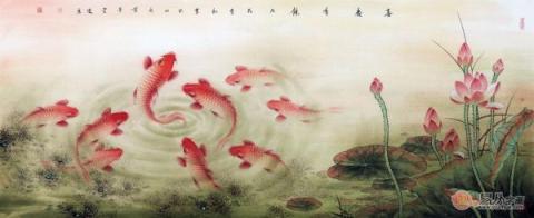 原生態(tài)藝術佳作，畫家藍健康國畫賞析
