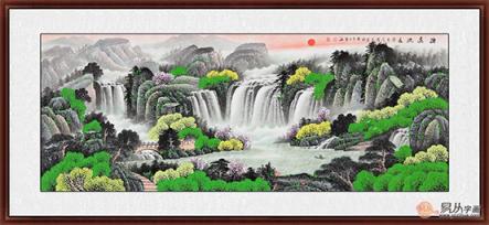 風(fēng)水畫家李林宏作品賞析 風(fēng)水與山水藝術(shù)的完美融合