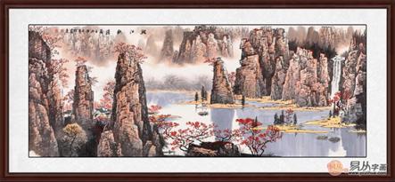 風(fēng)水畫家李林宏作品賞析 風(fēng)水與山水藝術(shù)的完美融合