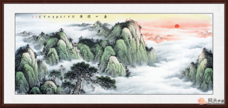 風(fēng)水畫家李林宏作品賞析 風(fēng)水與山水藝術(shù)的完美融合