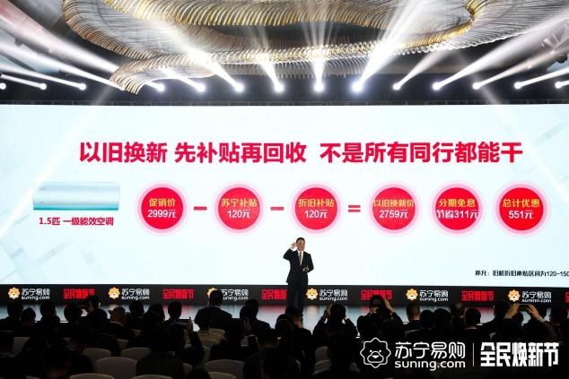 以舊換新先給補(bǔ)貼再回收，蘇寧電腦預(yù)發(fā)券最高300元