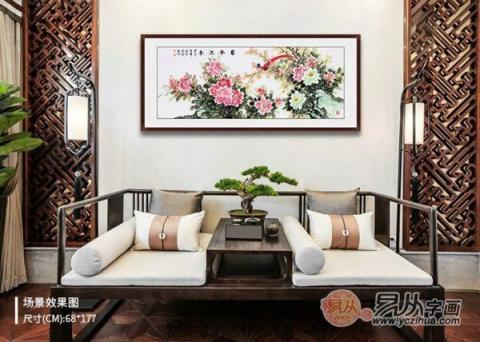 室內(nèi)空間裝飾掛什么畫好，經(jīng)典國(guó)畫花鳥一幅就夠了！