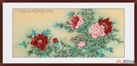 五款經(jīng)典的客廳掛畫，吉祥花鳥畫裝飾韻味十足