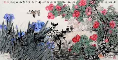 賞中美協(xié)畫家忠義的花鳥畫，野趣十足！