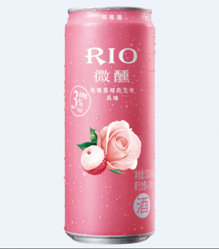 蘇寧首發(fā)玫瑰荔枝、百香果風(fēng)味RIO新品