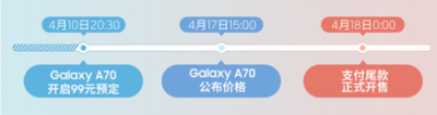 三星A70蘇寧418發(fā)布在即， 6.7寸超大屏幕+充電寶級大電池