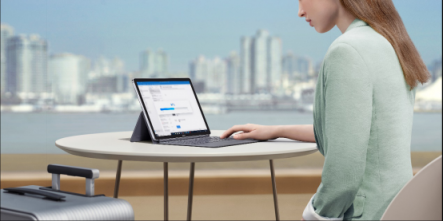 不期而遇的旅途四月，全新HUAWEI MateBook E與你全時(shí)連接
