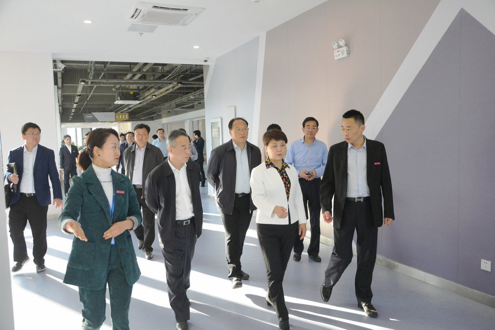 安徽省副省長王翠鳳調研賽為智能旗下安工大工商學院