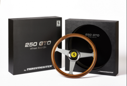 THRUSTMASTER-發(fā)布新款法拉利F1仿真方向盤(pán)與法拉利GTO250經(jīng)典仿真款方向盤(pán)