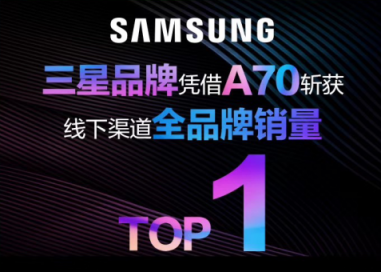 三星Galaxy A70首銷火爆，斬獲蘇寧手機銷量王