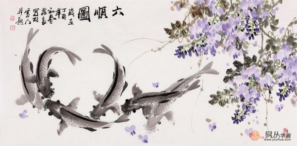 家里客廳掛的字畫 富貴命就掛紫氣東來(lái)圖