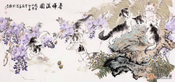 家里客廳掛的字畫 富貴命就掛紫氣東來(lái)圖