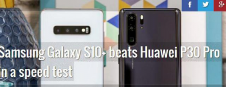 不止DXOMARK排名，三星S10+PhoneBuff測(cè)試領(lǐng)先華為P30 Pro