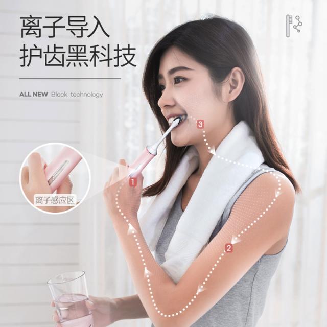 歌嵐首推離子電動(dòng)牙刷：導(dǎo)入護(hù)齒精華，放大牙膏功效