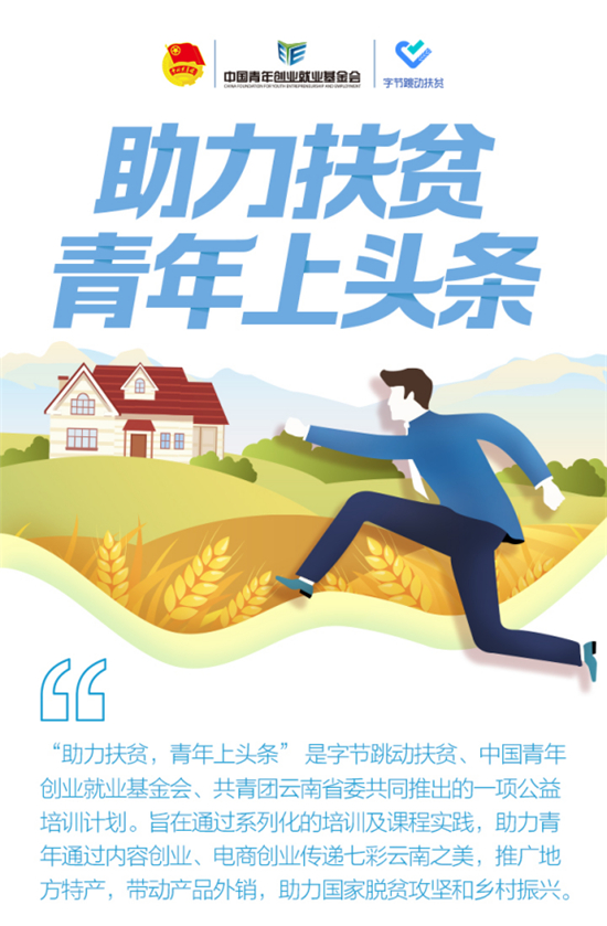 “助力扶貧，青年上頭條”公益培訓項目結業(yè)，讓10款扶貧產品走出大山