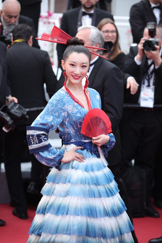 小仙女吳茉彤亮相戛納電影節(jié)，演繹中國風(fēng)