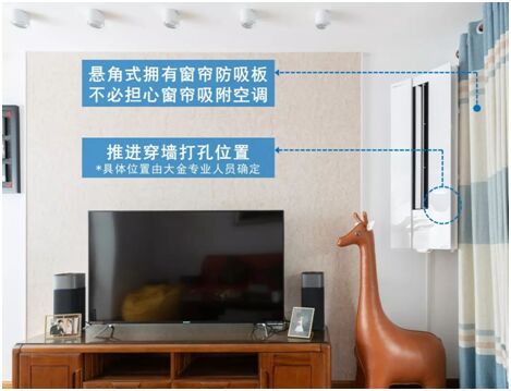 大金懸角式空調(diào)，打開夏日清涼的新方式