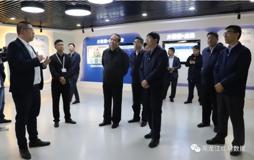 黑龍江省委常委、哈爾濱市委書記王兆力一行參觀調研優(yōu)易數(shù)據(jù)哈爾濱基地