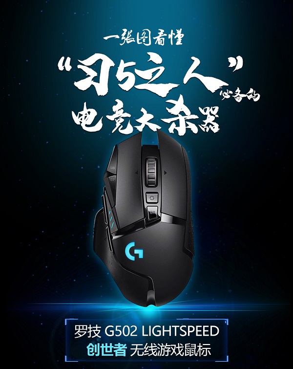 創(chuàng)世者登場！一張圖看懂羅技G全新旗艦無線游戲鼠標