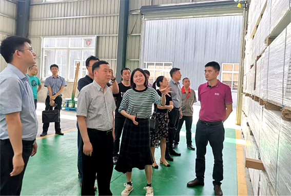 崇州市市委領導一行到訪麗維家探討產業(yè)升級