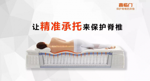 喜臨門床墊丨緩解脊椎壓力，溫柔締造香甜美夢