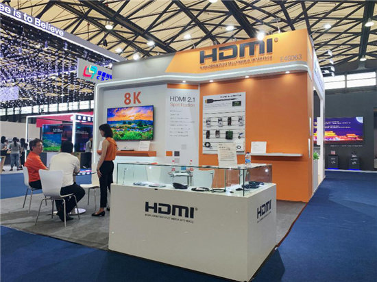 采用HDMI 2.1規(guī)范的8K電視亮相2019國際顯示博覽會