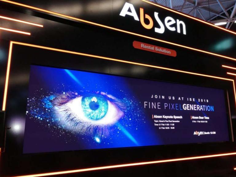 北京InfoComm，艾比森4K超清Mini LED大屏來襲