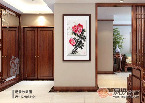 國(guó)畫(huà)牡丹圖適合掛在哪些場(chǎng)合，易從帶你一探究竟