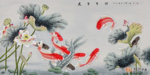 客廳裝修設(shè)計(jì)離不開一幅字畫，國(guó)畫花鳥畫打造溫馨和諧氛圍