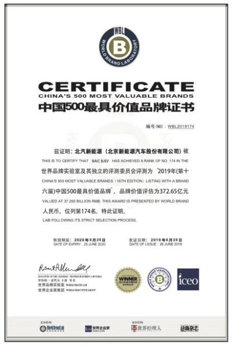 產(chǎn)品升級(jí) 品牌向上，北汽新能源上半年交出完美答卷