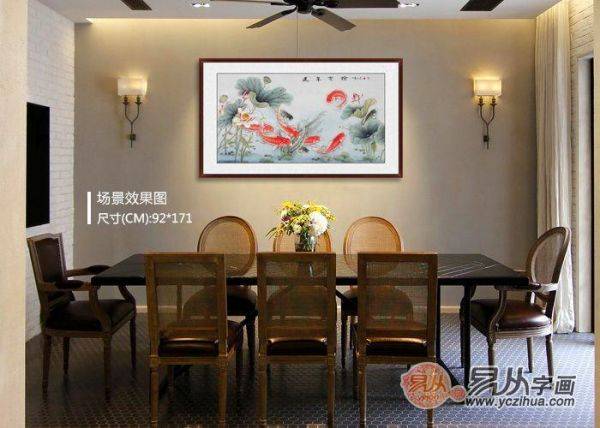 家居背景墻掛畫有啥講究？想要風水運勢好就掛吉祥花鳥畫