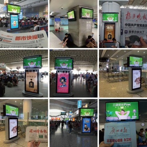 全速前進(jìn)！三雄極光高鐵廣告霸屏千里