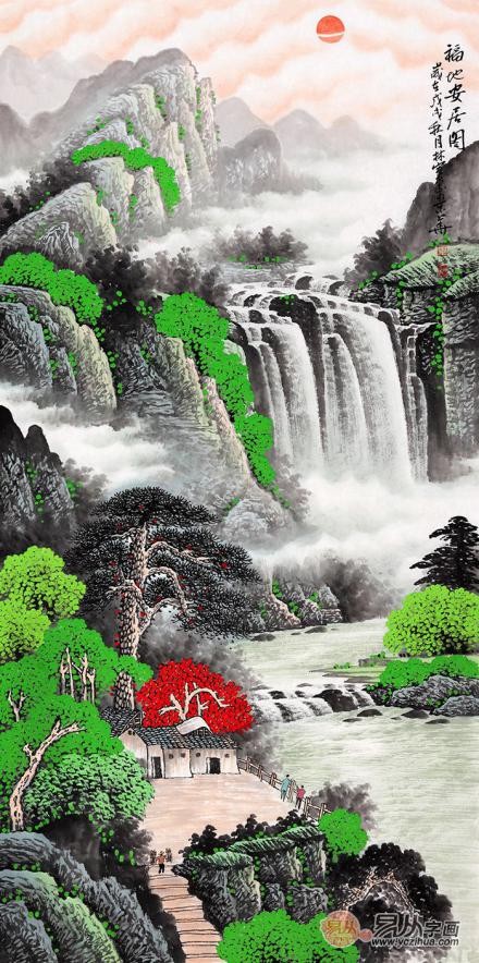2019年又美又有品位進(jìn)門玄關(guān)掛畫，朋友們都說好